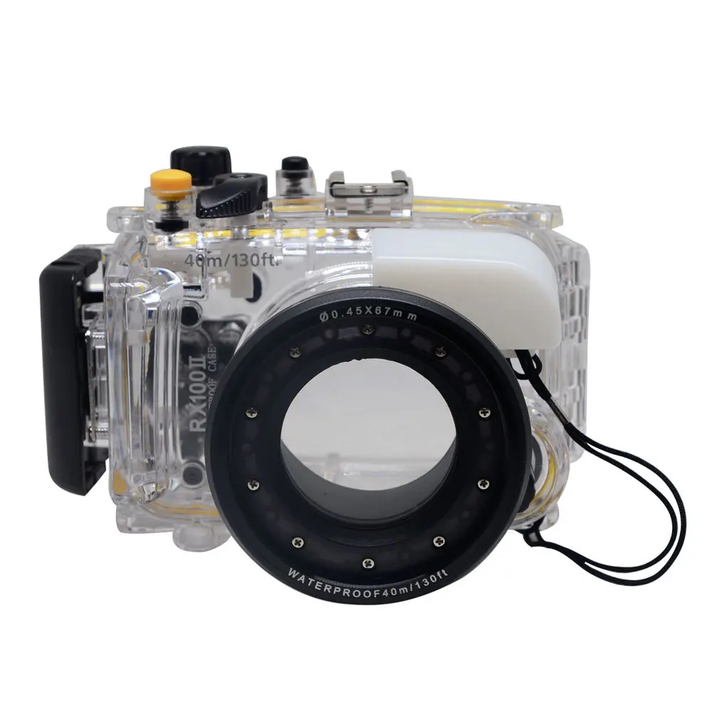 Mcoplus 40 м 130 футов подводный водонепроницаемый чехол для дайвинга Sony DSC-RX100 Mark II RX100II