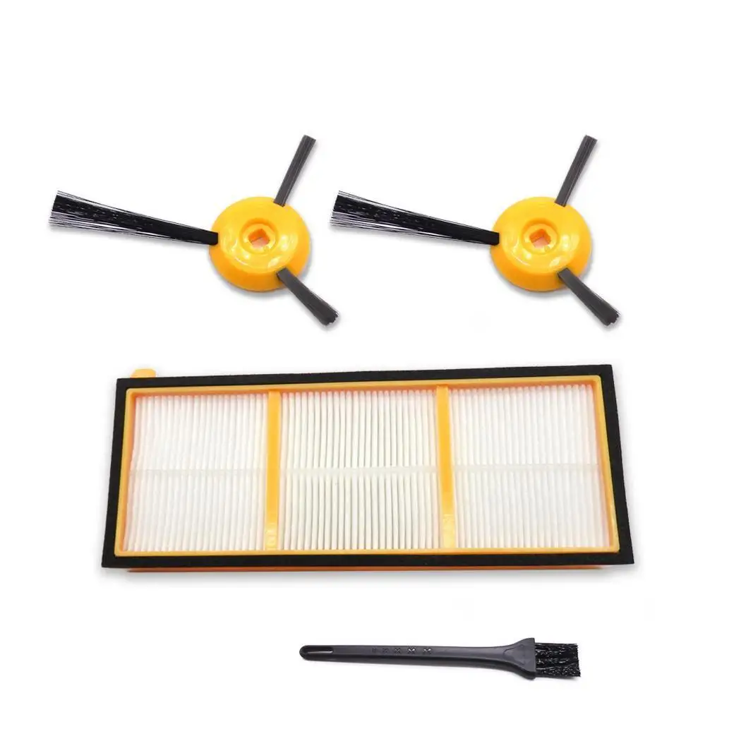 Sweeping Robot Side Brush Filter Net Vacuum Cleaner Parts Home Cleaning Tools Yellow Black For Shark RV755 | Бытовая техника