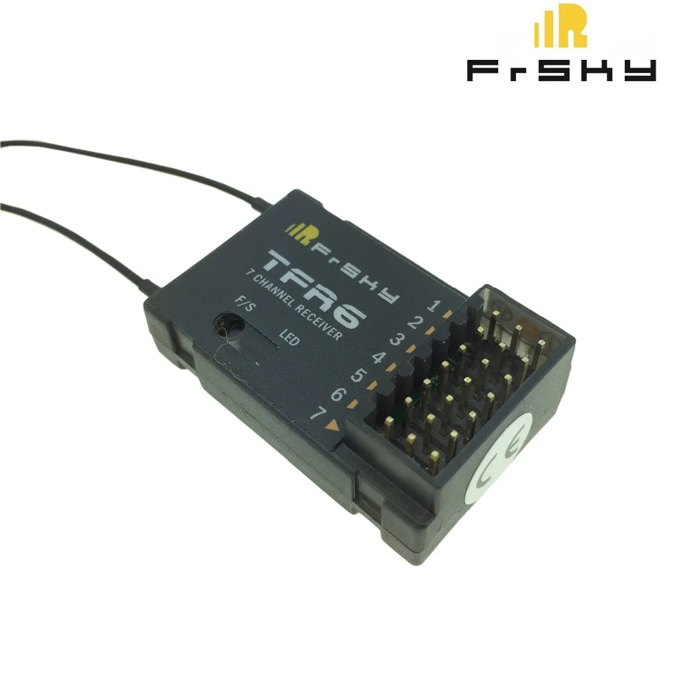 FrSky TFR6 TFR6A A 2 4 ГГц 7 канальный приемник Futaba FASST Совместимость|Детали и аксессуары| |