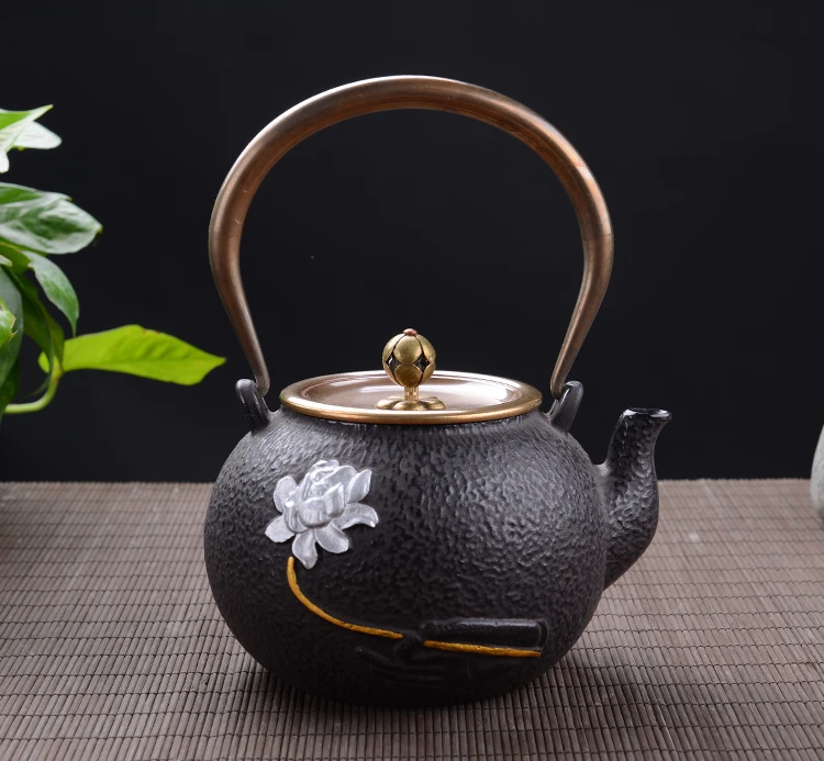 Bergamot lotus iron pot Cooking Thorn paint of high-quality | Дом и сад