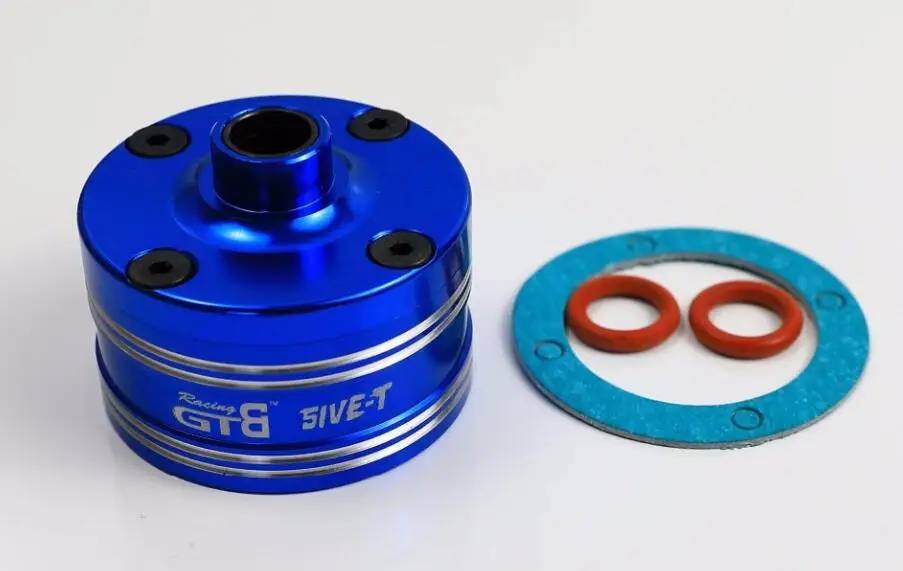 GTB racing CNC сплав усиленный Медный рукав центральный diff чехол (только чехол) LOSI 5IVE-T 1