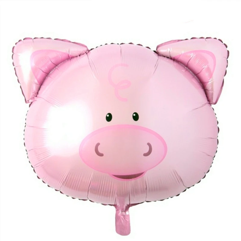 pig 1 шт. мини Джунгли животных фольги воздушный шар День Рождения украшения Дети день рождения партии гелиевые шары - Цвет: pig