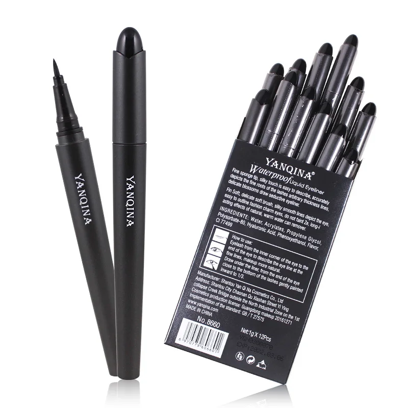 Карандаш для подводки глаз Быстросохнущий Водонепроницаемый Жесткий Макияж