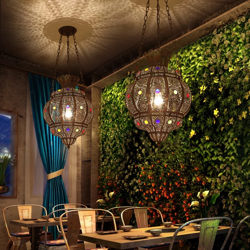 

New design vintage pendant lights E27 retro loft Nordic glass hanging lamp for decor restaurant hotel