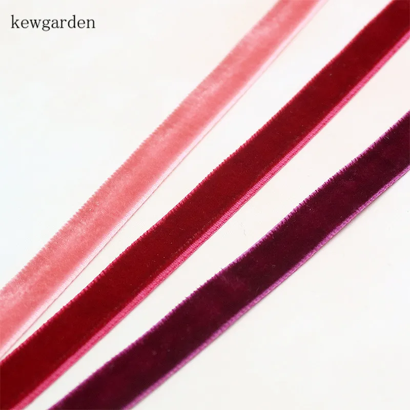 Односторонняя Флокированная лента Kewgarden 3/8 дюйма 10 мм вручную изготовленная