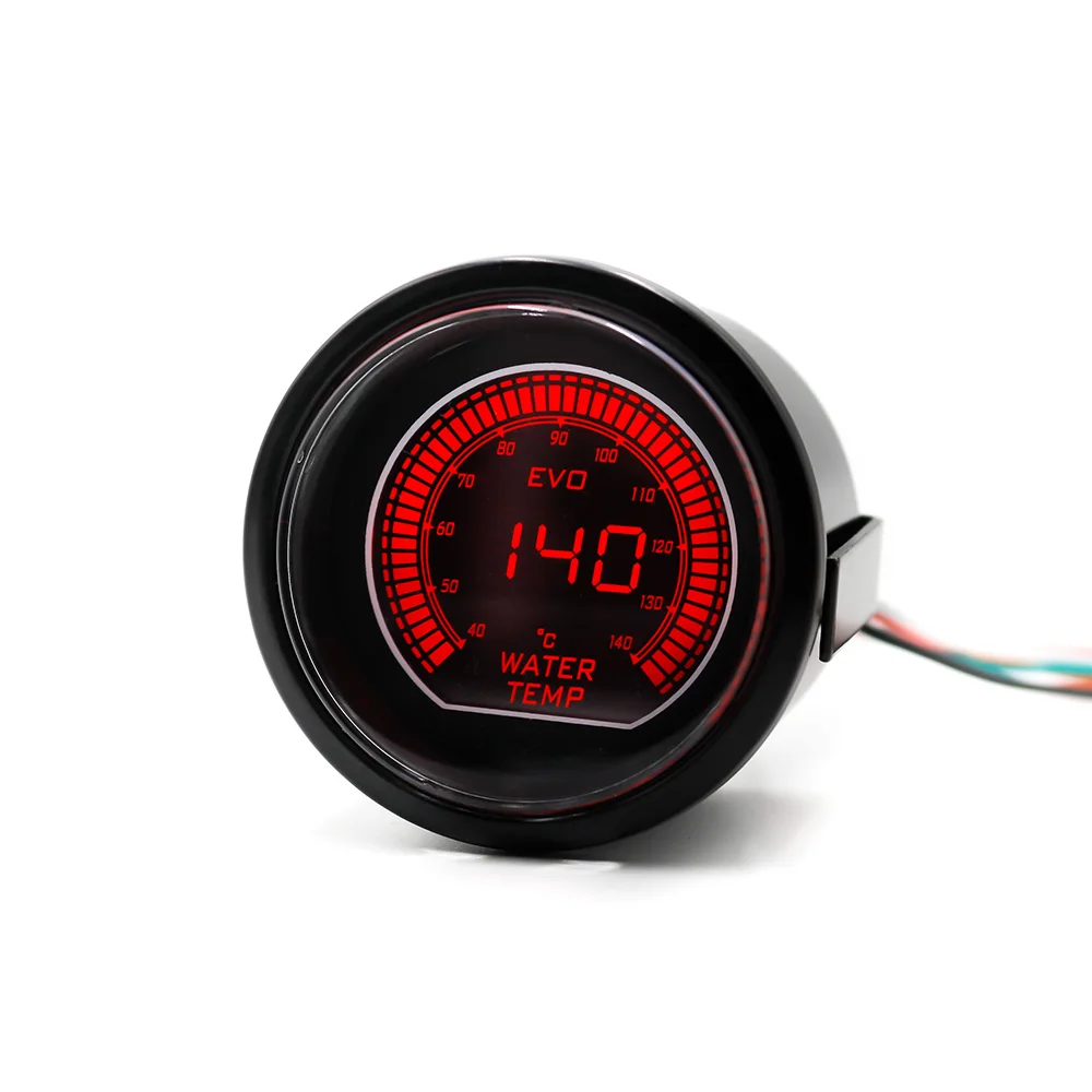 CNSPEED 52 мм 2 дюймовый EVO LCD красный/синий светодиодный измеритель температуры воды с