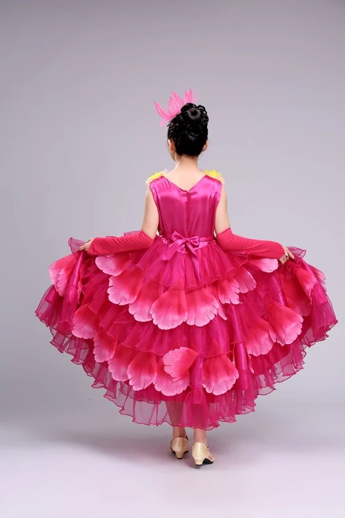 Children's performance clothing atmospheric opening dance skirts Spanish costumes show | Тематическая одежда и