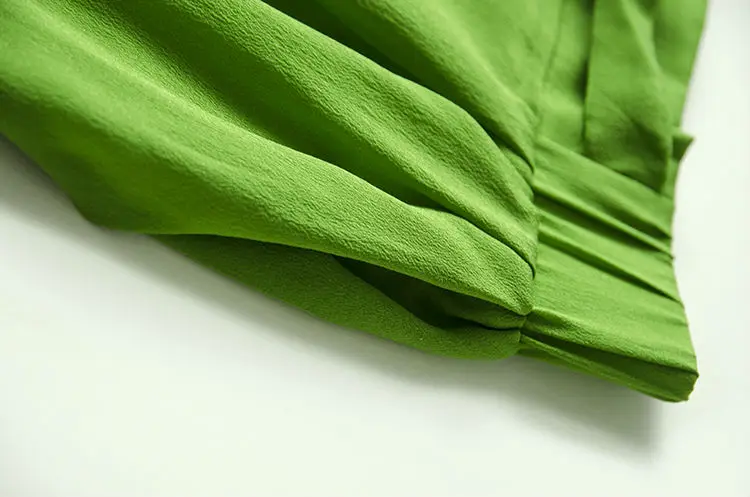 Женские шаровары из 100% натурального шелка брюки до щиколотки шифона новинка 2018