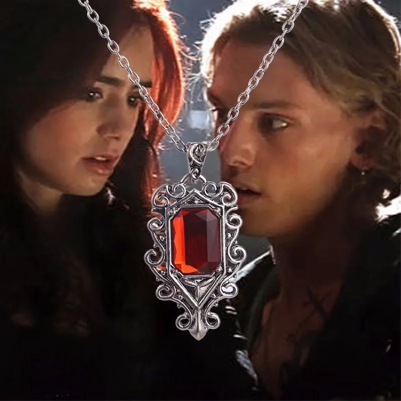 Оптовая продажа с фабрики ожерелье из костей винтажный кулон Isabelle Lightwood для