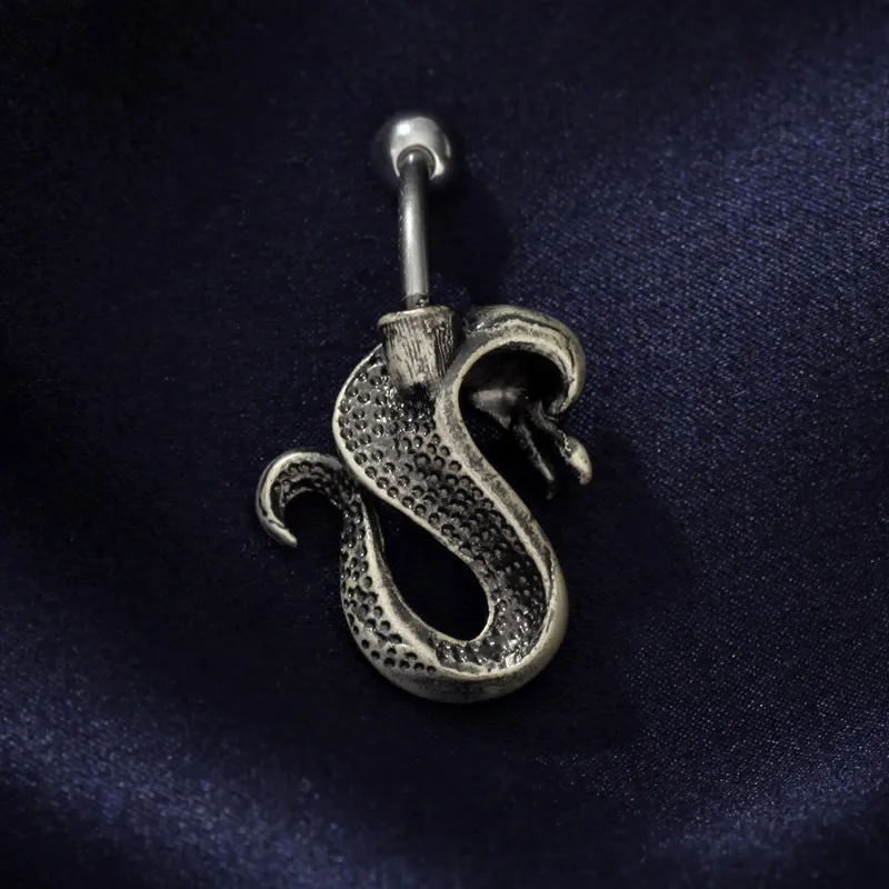 Neoglory змея животное Стразы пирсинг пупка Кольца для женщин модное тело пляжные