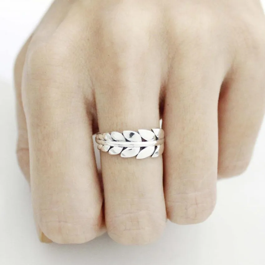 GORGEOUS TALE 10pcs Wholesale Rose Gold Engagement Ring Trendy Bague Resizable Leaf Rings For Women Men Jewelry|anillos hombre|rose gold engagement