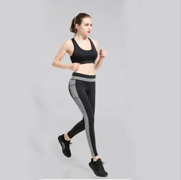 Leggings Fitness Quick Dry Yoga Pants Women's Running Elastic Trousers Sportswear |
