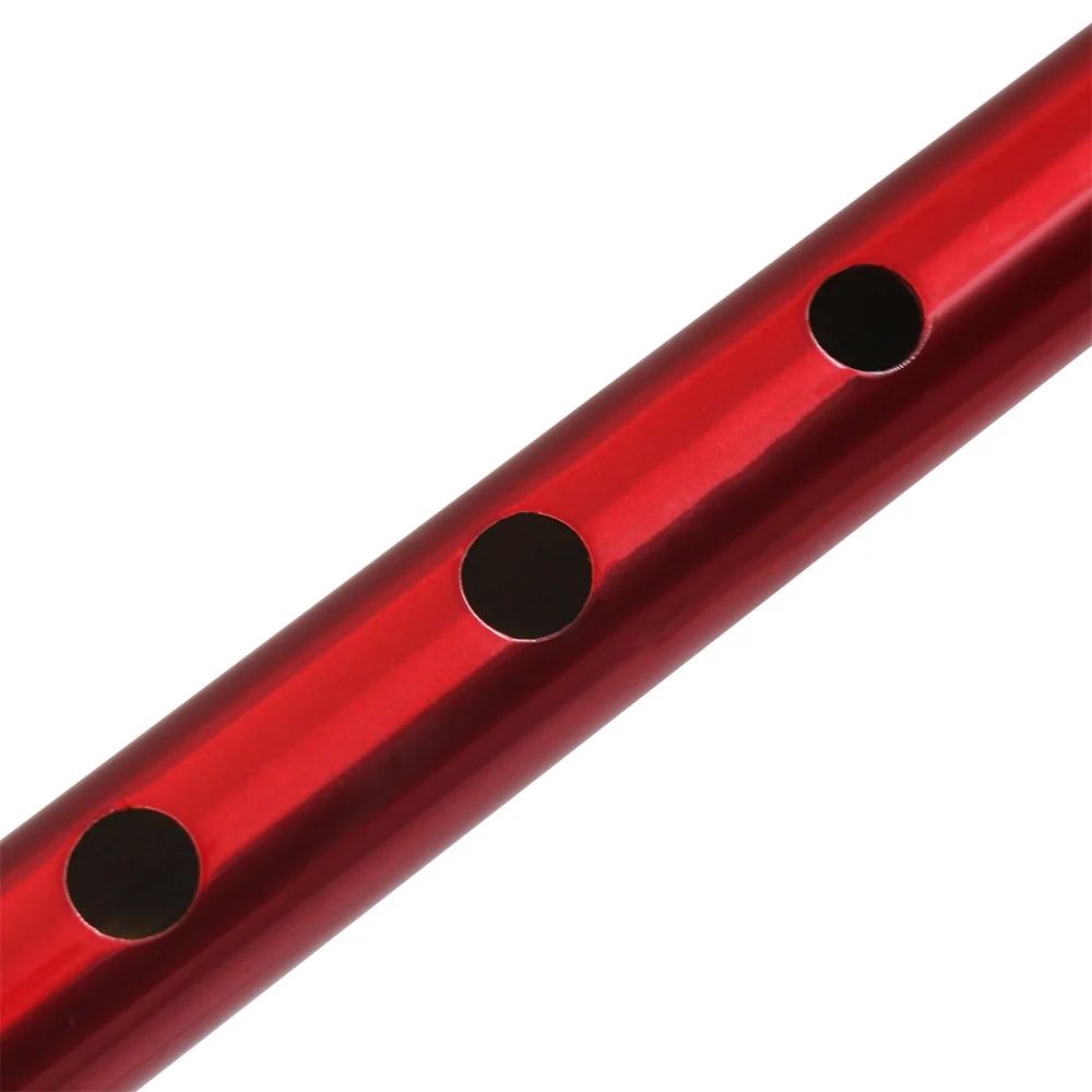 Латунная D клавишная ирландская флейта красная Tinwhistle музыкальный инструмент Ireland