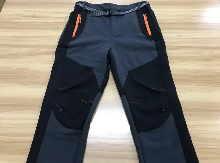 LOMAIYI 5XL мужские теплые зимние брюки, мужские брюки-карго с флисовой подкладкой, мужские водонепроницаемые брюки, мужские Стрейчевые повседневные рабочие брюки AM110