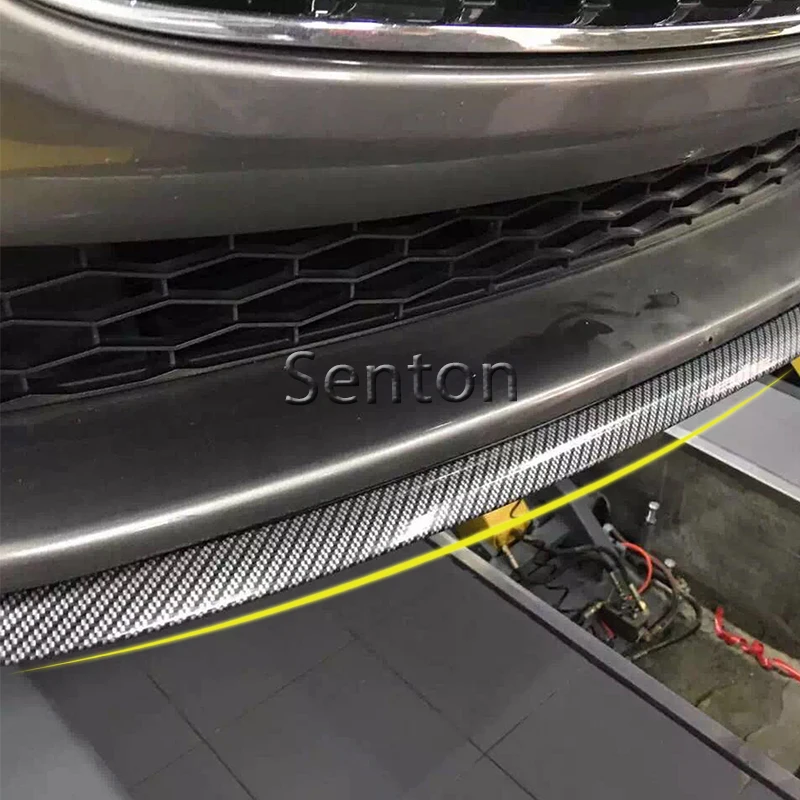 Автомобильный Стайлинг автомобильная передняя губа из углеродного волокна 2 5 м
