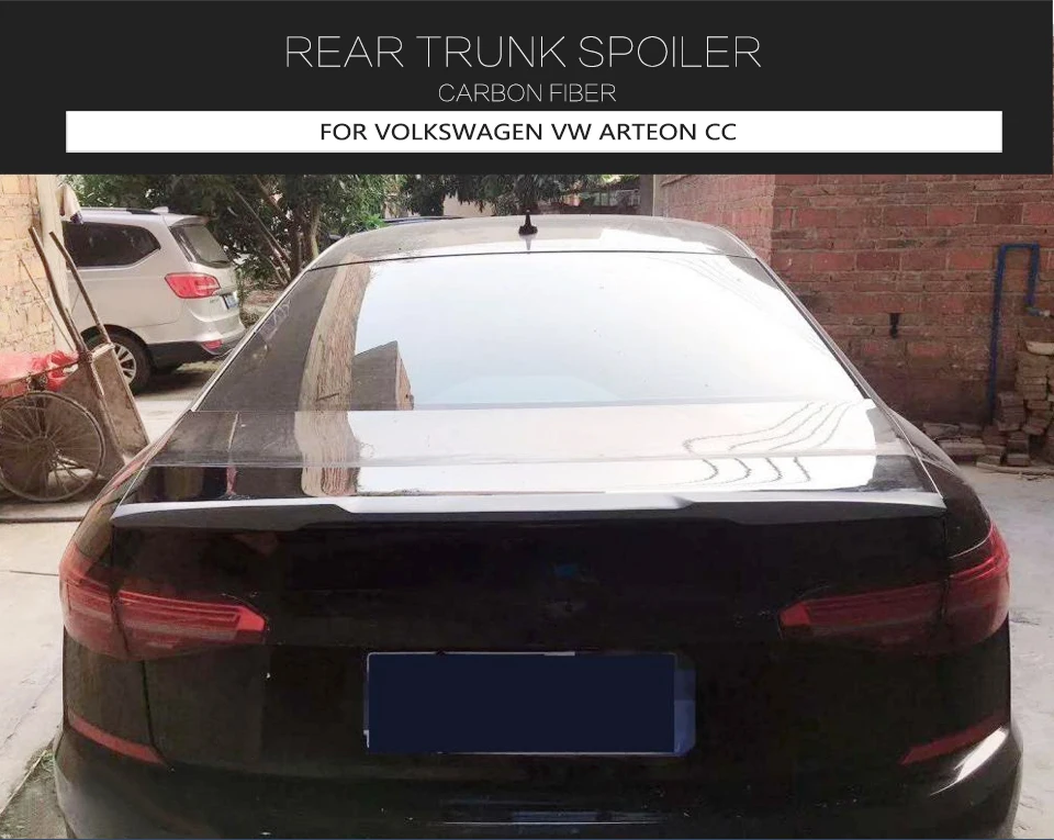 Задний спойлер багажника из углеродного волокна для Volkswagen VW Passat спойлер заднего крыла крышка багажника