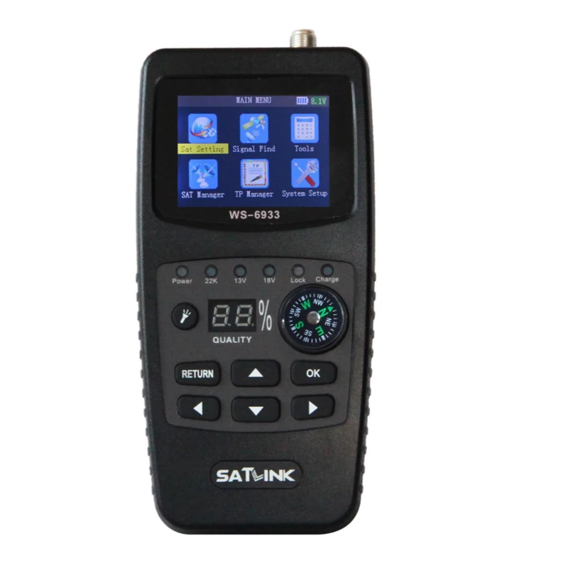 Satlink WS-6933 спутниковый искатель FTA C& KU Band Satlink WS 6933 цифровой спутниковый измеритель