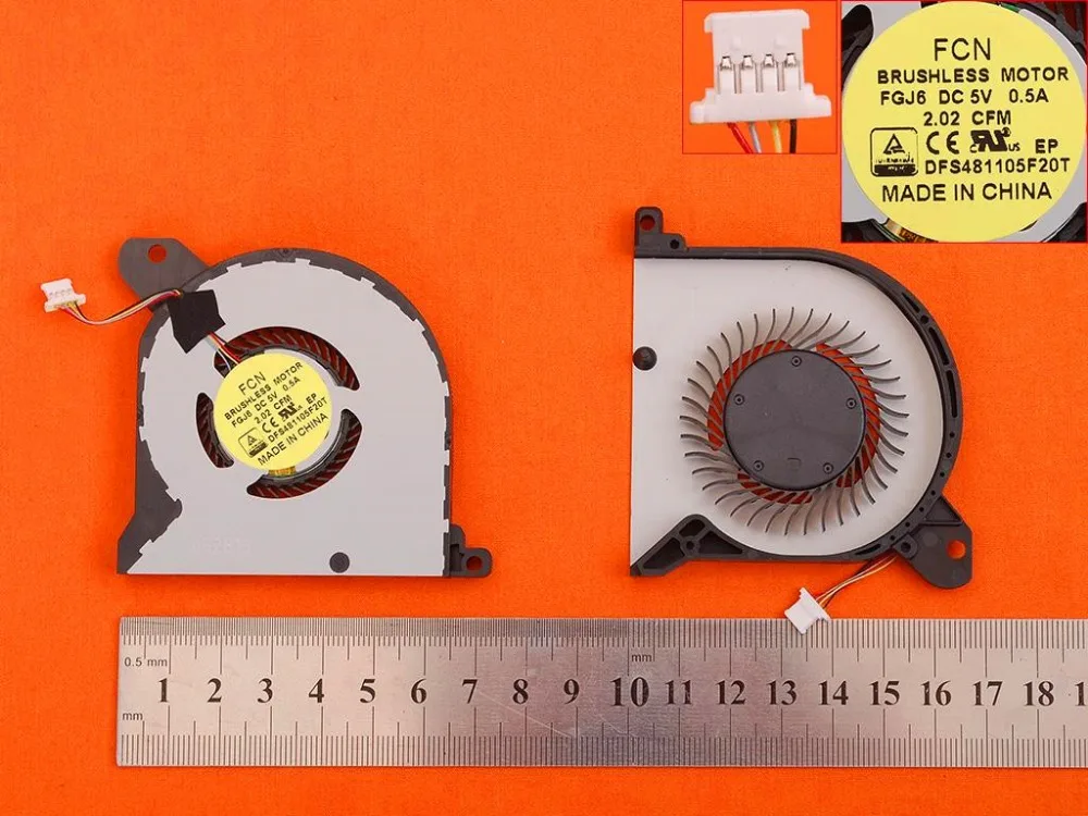 

New Laptop Cooling Fan for DELL for Alienware 13 ALW13E-1508 M13X(For CPU fan,Original) PN: DFS481105F20T FG76