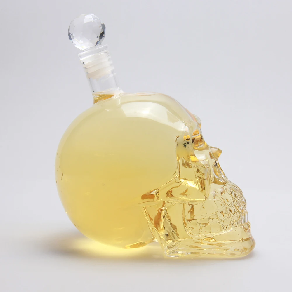 Новый Череп водочная бутылка черепа головы бутылки вина креативный Готический