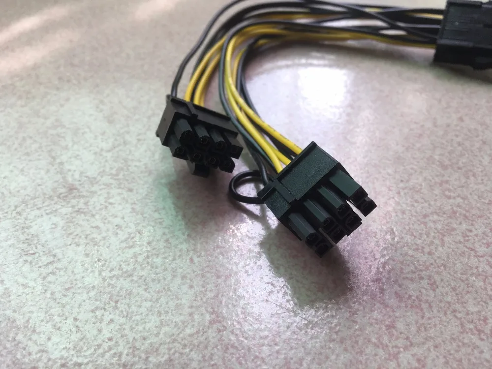 5 шт. 6 дюймов Molex 6-контактный PCI Express до 2 x PCIe 8 (6 + 2) pin Материнская плата Видеокарта
