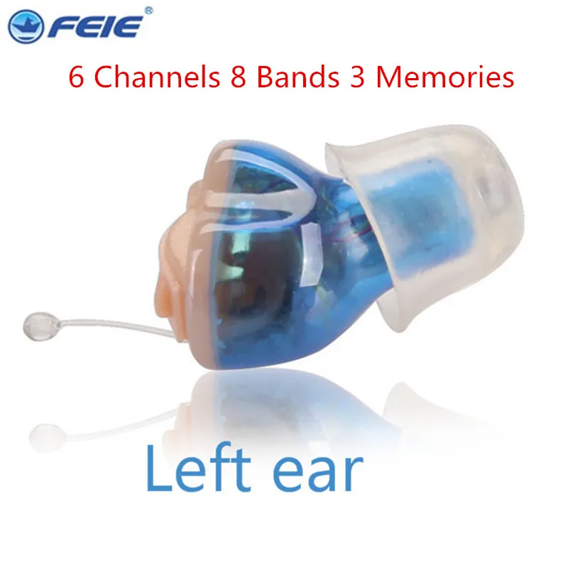 6 канальный цифровой слуховой аппарат Невидимый Feie Цифровые слуховые аппараты