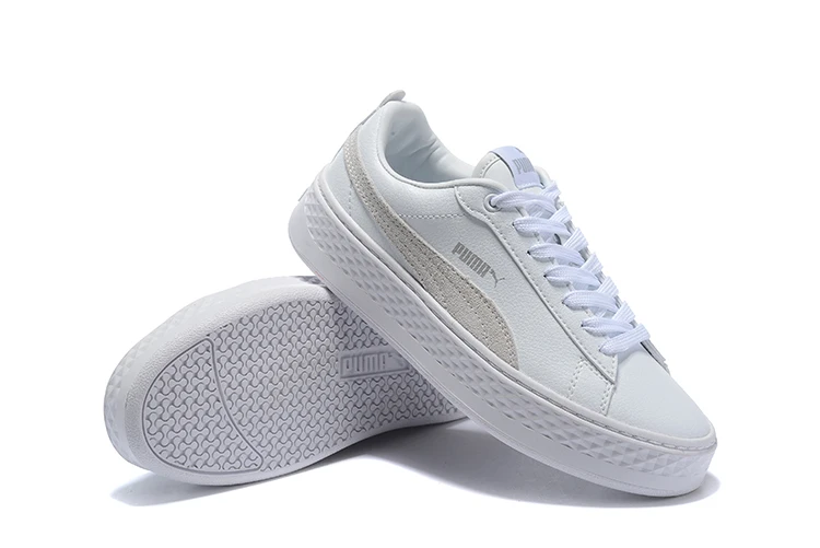 2018 Новое поступление оригинальная Puma Smash Platform SD Для женщин обувь дышащая