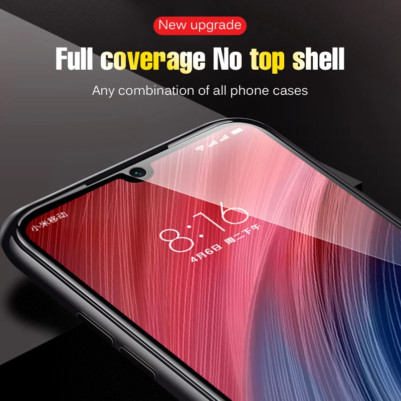 20D закаленное защитное стекло для Xiaomi Redmi Note 7 6 Pro 5 4X Защита экрана 6A