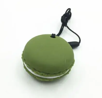 lint Силиконовый прорезатель для ребенка кулон или Прорезыватель-смешанные цвета Силиконовые слингобусы, силиконовые для макарунов Прорезыватель игрушки - Цвет: lint