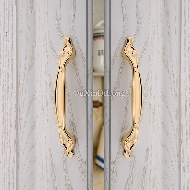 Stunning Designed 2PCS European Solid Brass Kitchen Cabinet Door Handles Cupboard Wardrobe Drawer Pulls &amp Knobs | Обустройство