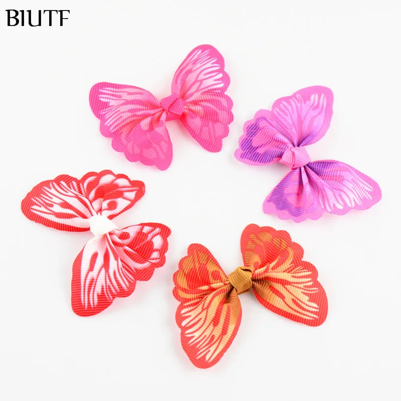 Заколка для волос в форме бабочки с бантом 100 шт./лот девочек детей выберите свой