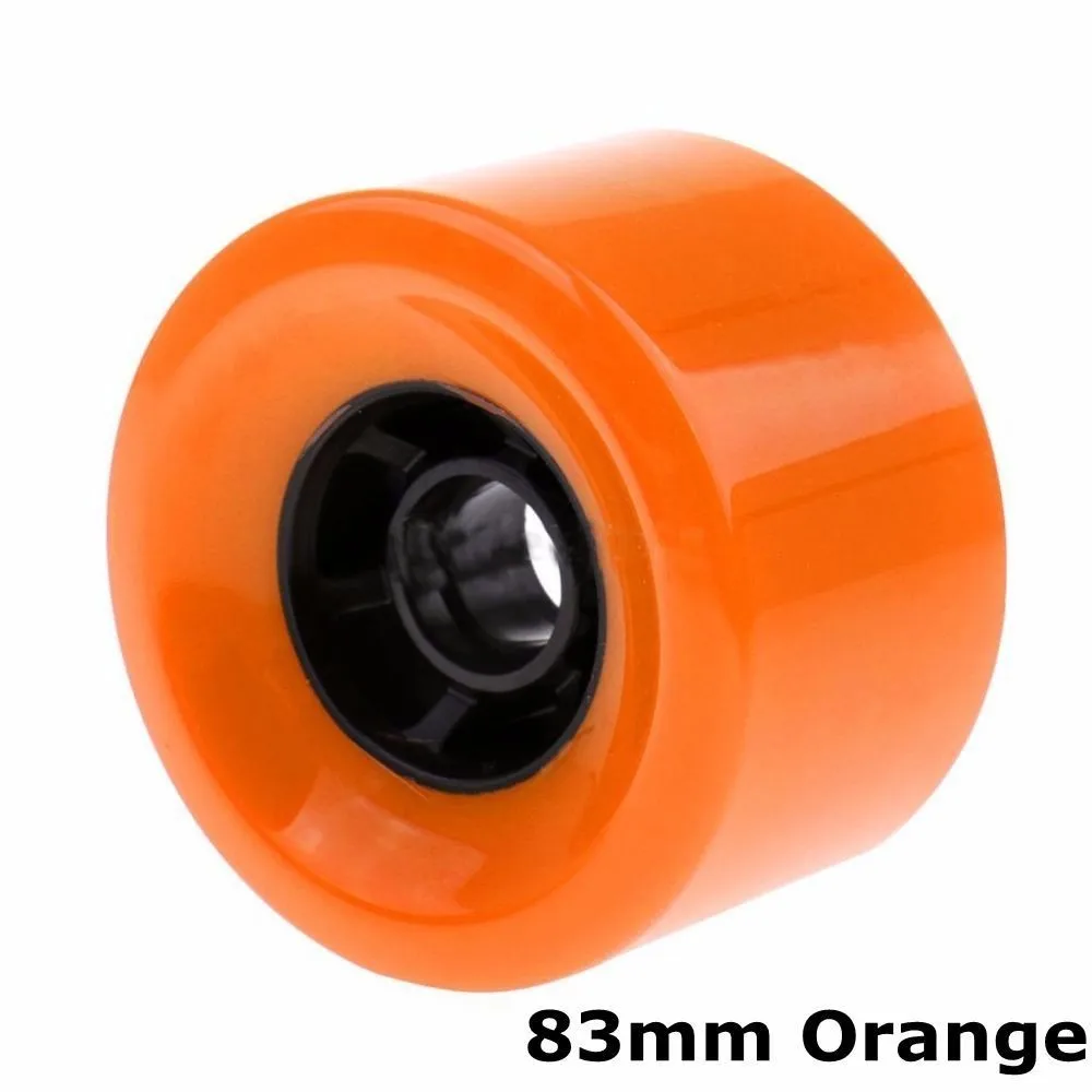 83mm Orange 1 шт., новинка, хорошее качество, SHR78A, колеса для скейтборда, 83 мм, 90 мм, 97 мм, PU электрические колеса для скейтборда, колеса для Лонгборда - Цвет: 83mm Orange