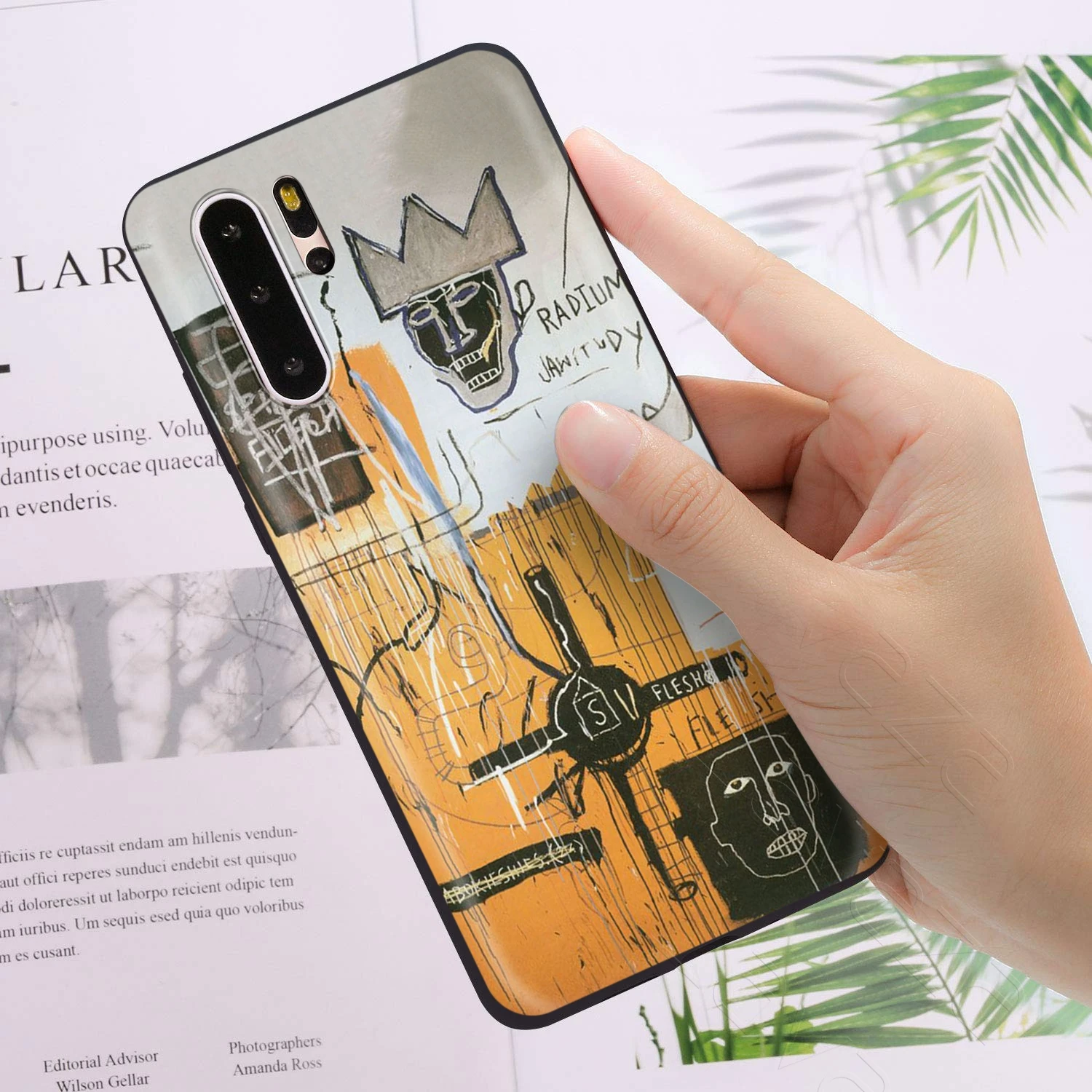 Lavaza Jean Michel Basquiat Art Graffiti Case for Huawei Mate Y7 Y9 P8 P9 P10 P20 P30 P40 Max Lite Pro P Smart Mini |