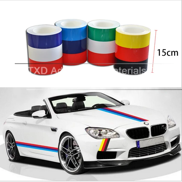Наклейка на крышу самоката 15 Х500 см (5 метров)|racing stripes|italian flagcar decal |