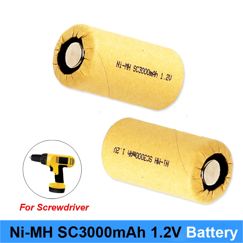 Высокое качество Ni MH CD 1 2 v батарея 3000mah 10c 15c Высокая мощность перезаряжаемая nimh