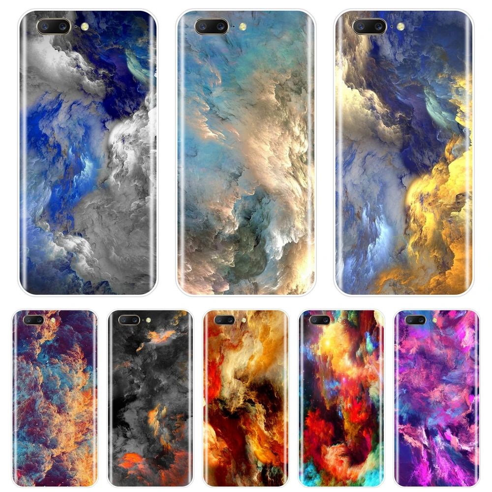 Задняя крышка для One Plus 6 6T 5 5T 3 3T художественный красочный абстрактный Рисунок