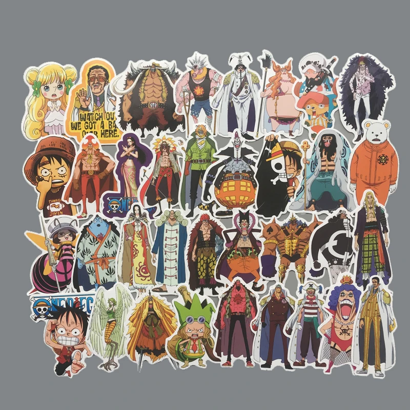 AQK 75 шт./лот наклейки Luffy японского аниме для сноуборда путешествий ноутбука