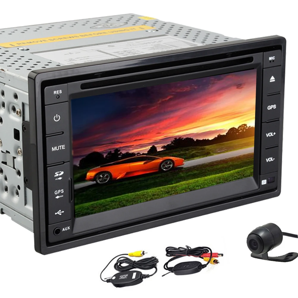 Авторадио сенсорный экран USB с логотипом стерео автомобильный dvd-плеер gps камера