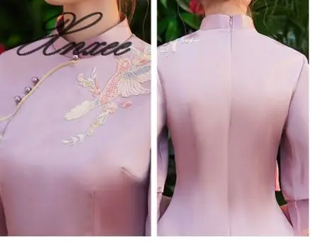 

2020 new slim Chinese-style sister group long Chinese style dress