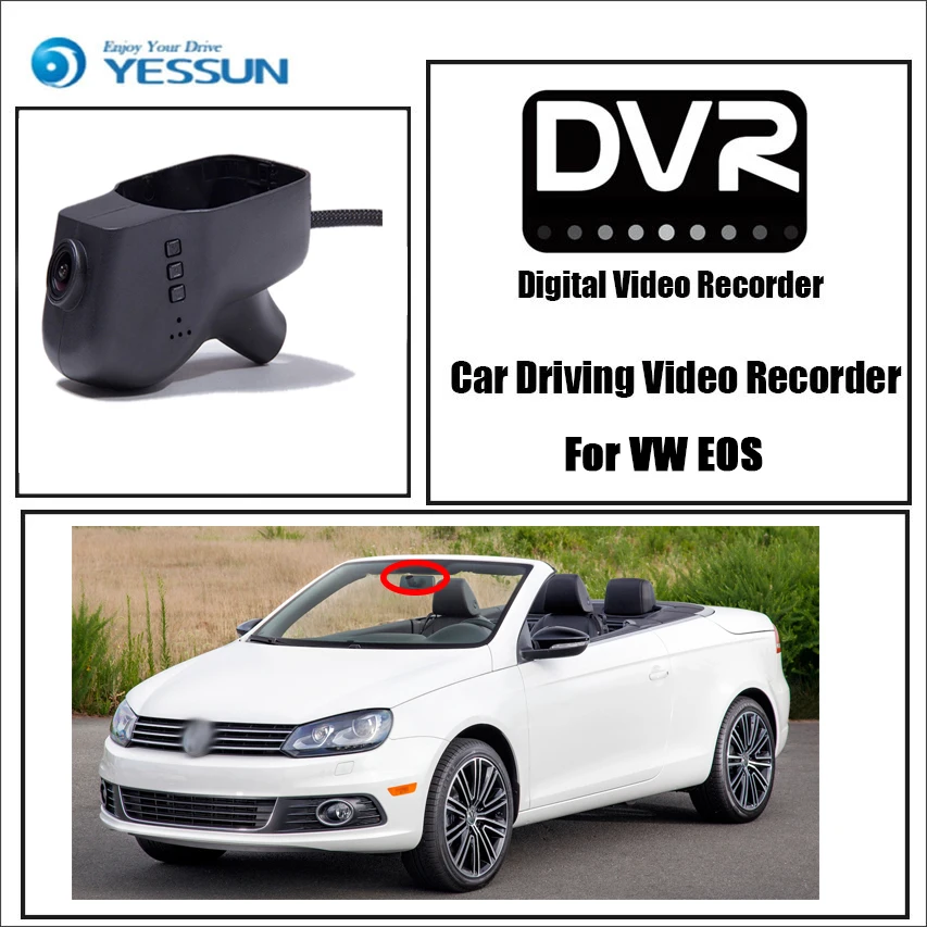 YESSUN для Volkswagen EOS Автомобильный видеорегистратор DVR Мини приложение управления Wifi