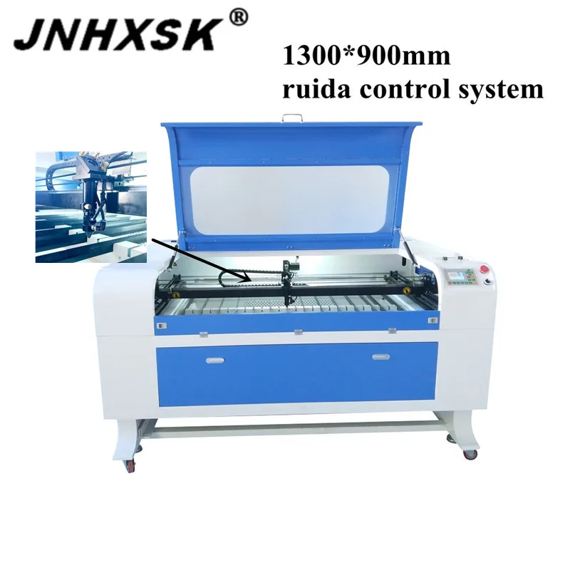 JNHXSK 130 Вт CNC CO2 лазерный гравер TS1390 с системой ruida герметичная СО2 лазерная трубка