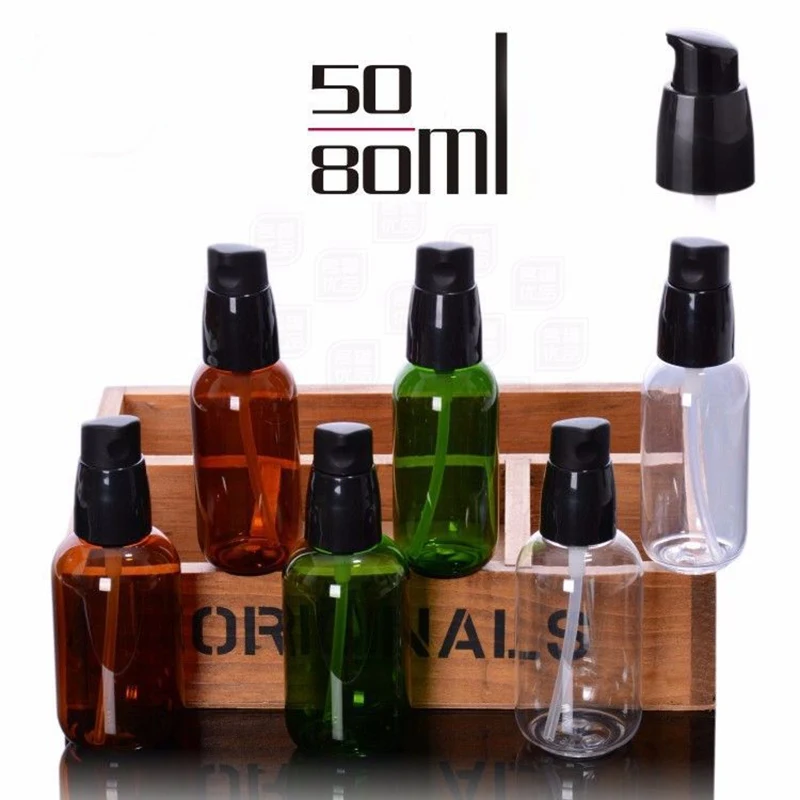 Sedorate 50 шт./лот косметические бутылки для домашних животных мл 80 Черные полностью