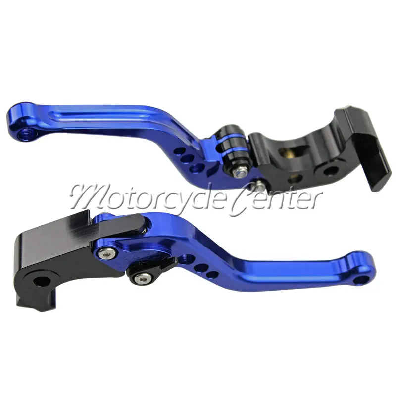 CNC Short Brake Clutch Levers For Suzuki Vstrom DL650 Katana 750 600 GSX750F GSX600F SV 650 S Blue Adjustable Lever | Автомобили и