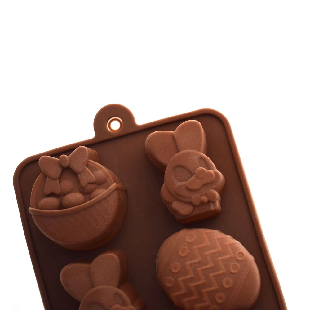 Силиконовая форма Sweettreats сделай сам для шоколада яйца Пасхальный кролик кубик