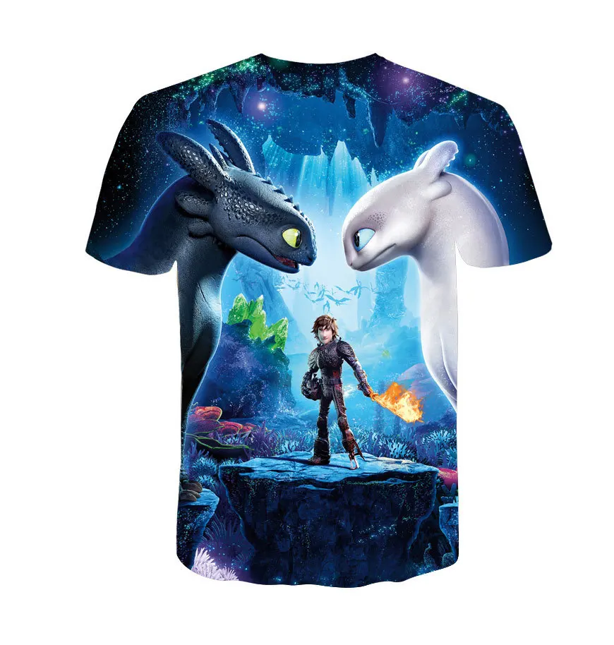 How to train your dragon toothless role playing how hoodie 3D print men and women T-shirt | Тематическая одежда и униформа