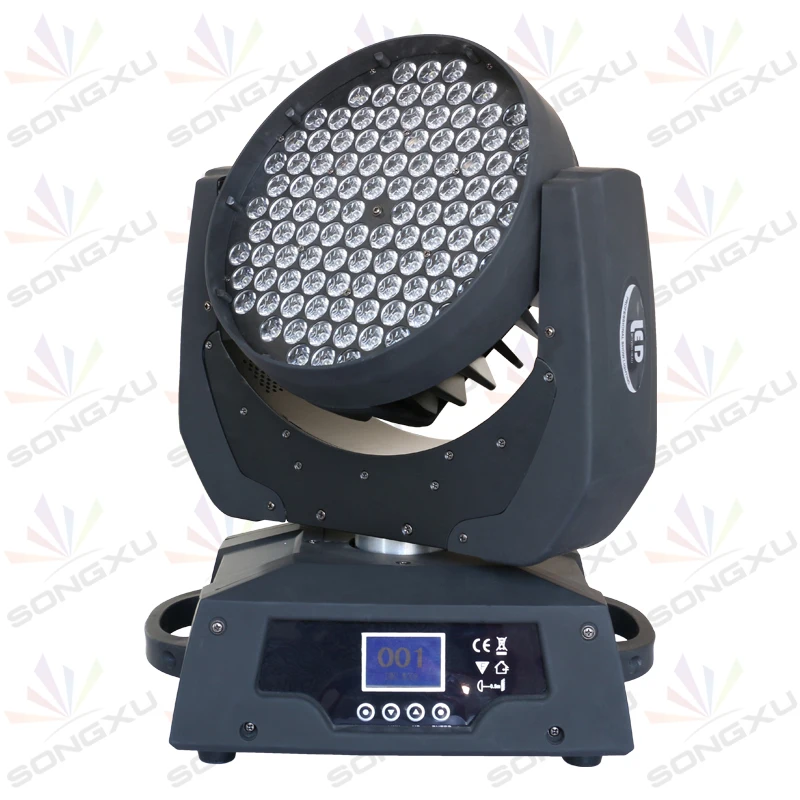 SONGXU F light чехол 2 в 1 108X3W RGBW светодиодный светильник с подвижной головкой