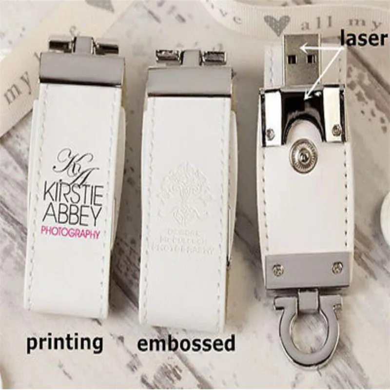 Оптовая продажа кожаный персонализированный личный USB 2 0 4 ГБ 8 16 оперативной