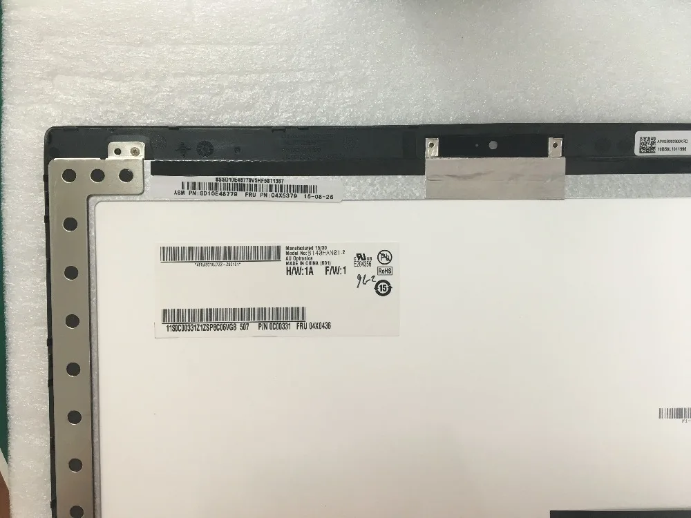 Бесплатная доставка для Lenovo Thinkpad T440s B140HAN01.2 FRU 04X0436 14 &quotFHD светодиодный сенсорный