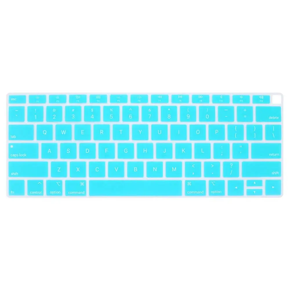 Силиконовая крышка клавиатуры для Macbook NEW Air 13 с дисплеем retina и сенсорной идентификацией модели A1932 - Цвет: Sky