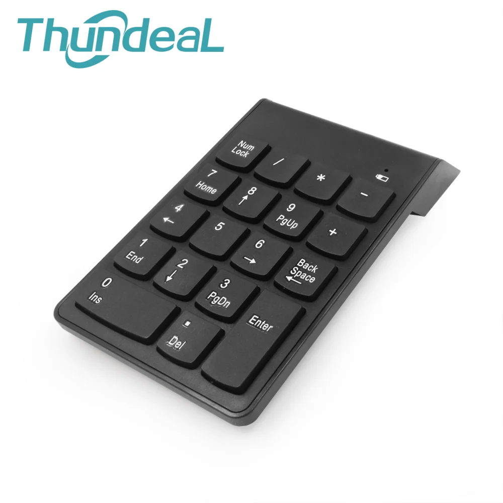 18Key USB Беспроводной 2.4 ГГц Цифровой клавиатуре Портативный номер клавиатура
