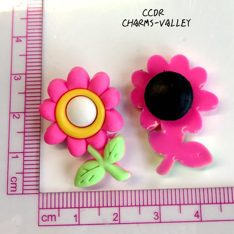 CCOR 10 шт. симпатичные цветы и воздушные шары из ПВХ подходят для детской кроссовки